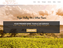 Tablet Screenshot of napavalleyvicswinetours.com